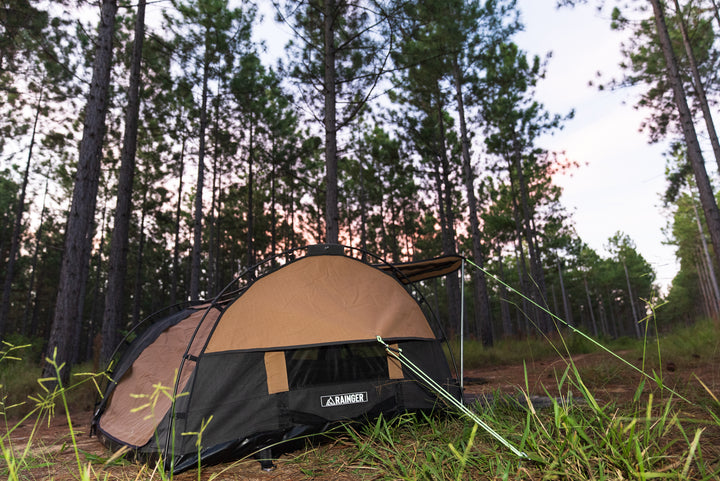 Rainger Touring Double Swag – RT2 Woodland detail view