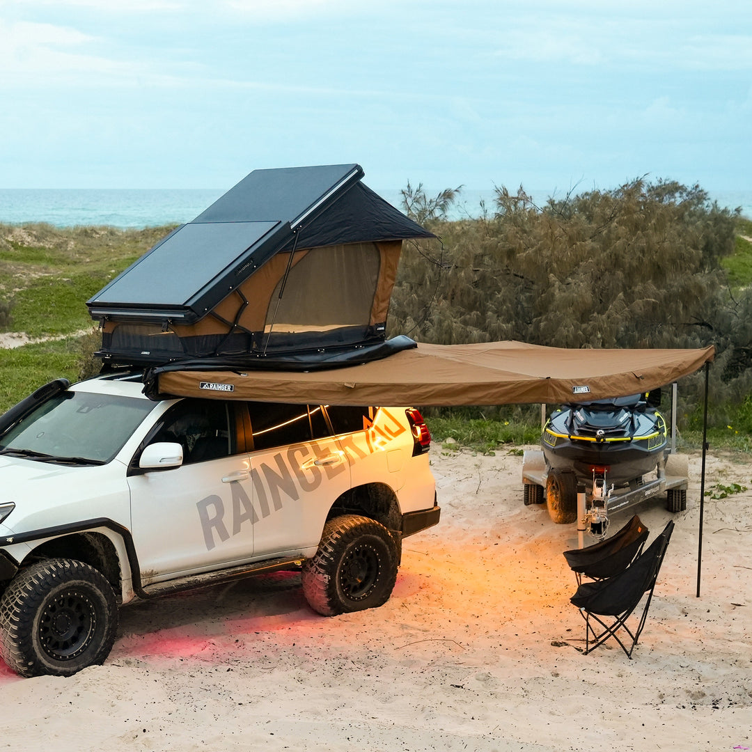 Rainger Duo 270 Degree Awning – 2.5M – D Zip for RTT detail view