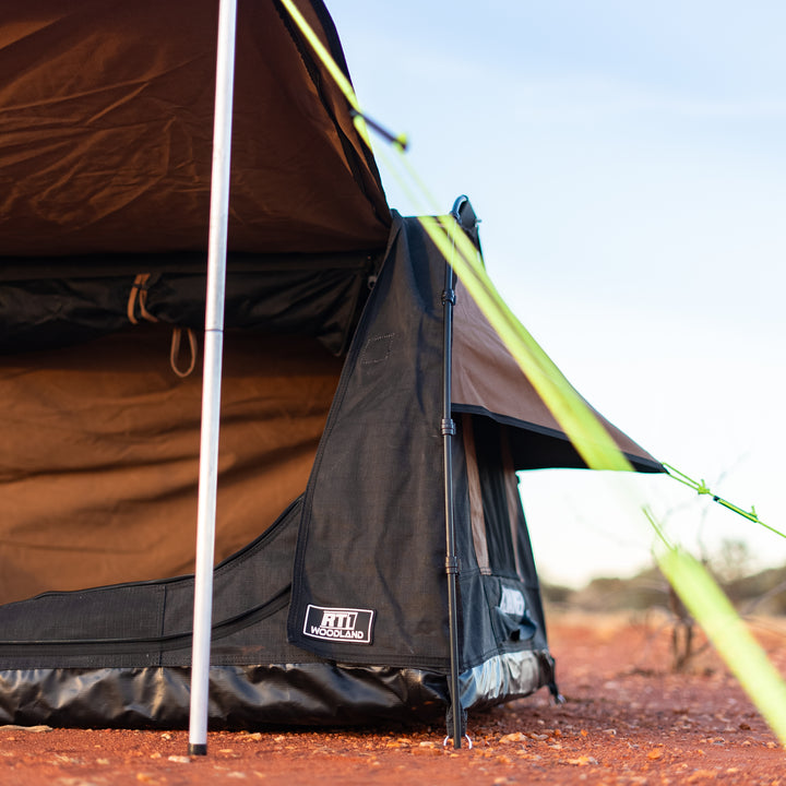 Rainger Touring Single Swag – RT1 Woodland detail view