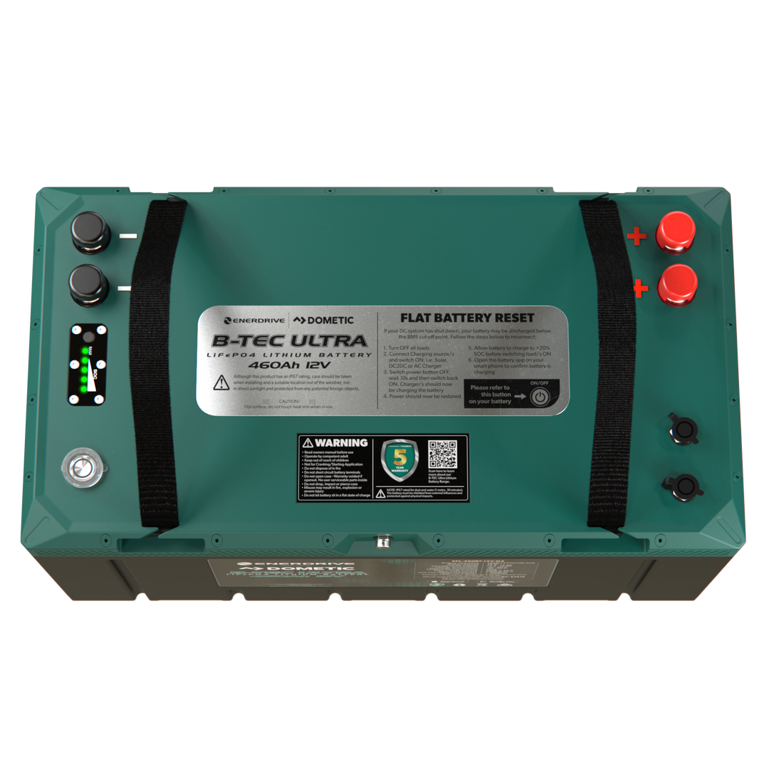 Enerdrive B-TEC Ultra 460Ah IP67 lithium battery alternative view