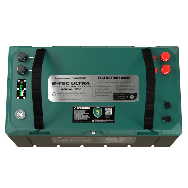 Enerdrive B-TEC Ultra 460Ah IP67 lithium battery alternative view