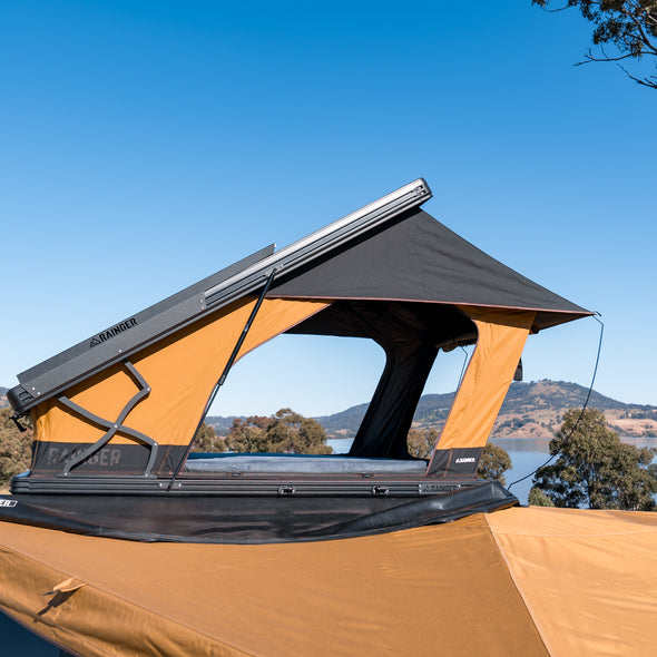 PRE ORDER $500 DEPOSIT ONLY - Rainger Revo-X 1.3 Hardshell Roof Top Tent ETA (15-9-25)