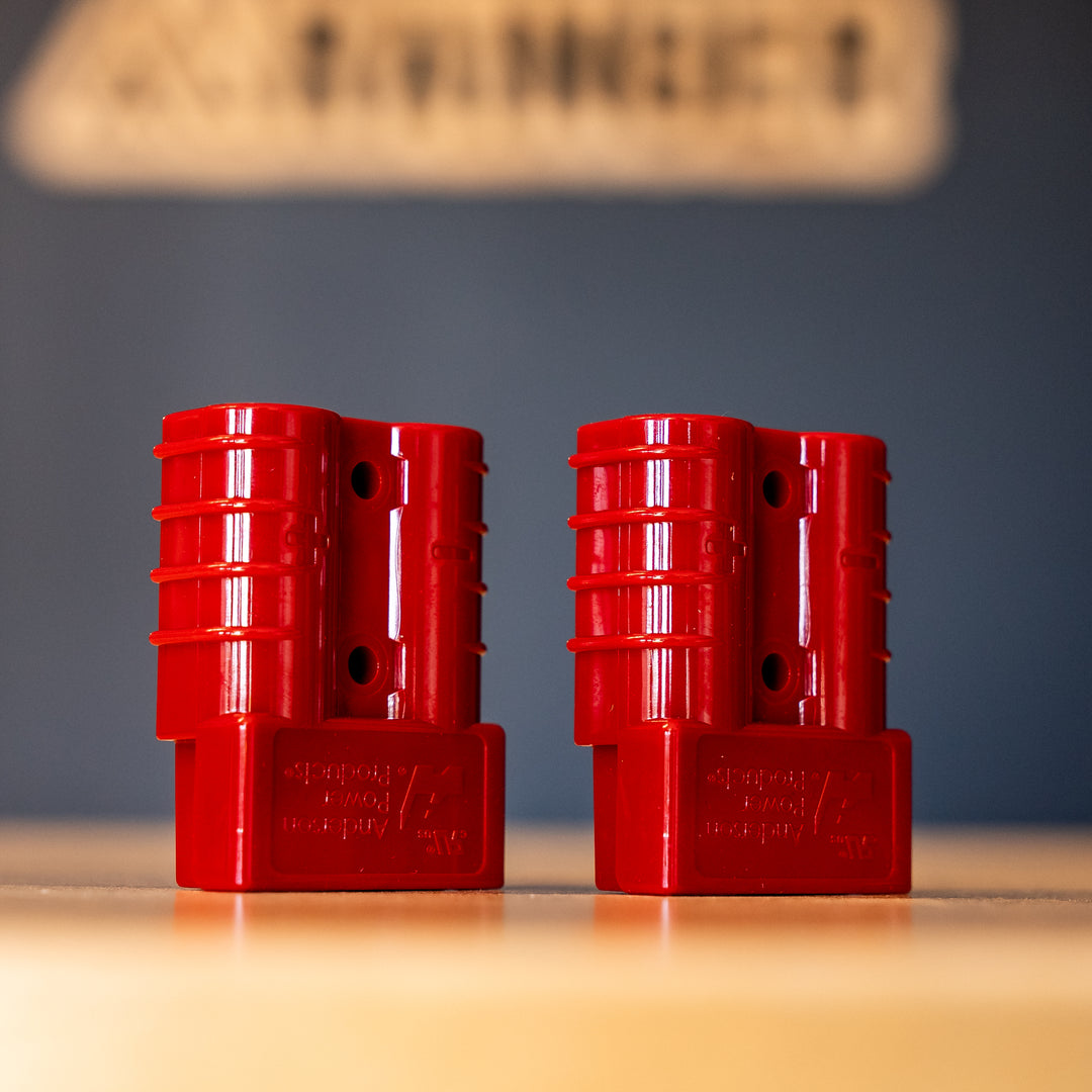 OEX – 50A Anderson Plug Pair – With Connectors (Grey/Red/Blue/Black) Available alternative view