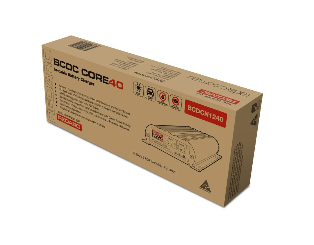 Redarc REDARC – BCDC Core DC-DC Battery Charger IP53 (Select: 25A or 40A) – BCDCN1225 / BCDCN1240 detail view