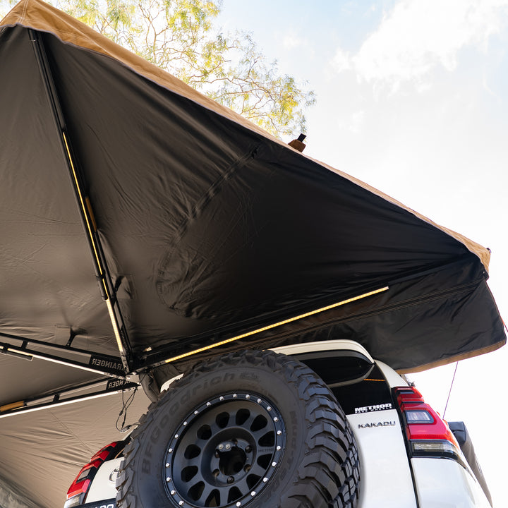 Rainger NEW – Rainger Duo 6ARM 270 Degree Awning – 2.0M D Zip for RTT detail view
