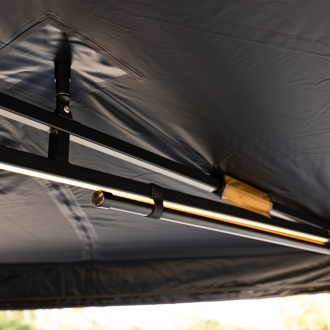 Rainger NEW – Rainger Duo 6ARM 270 Degree Awning – 2.0M D Zip for RTT detail view