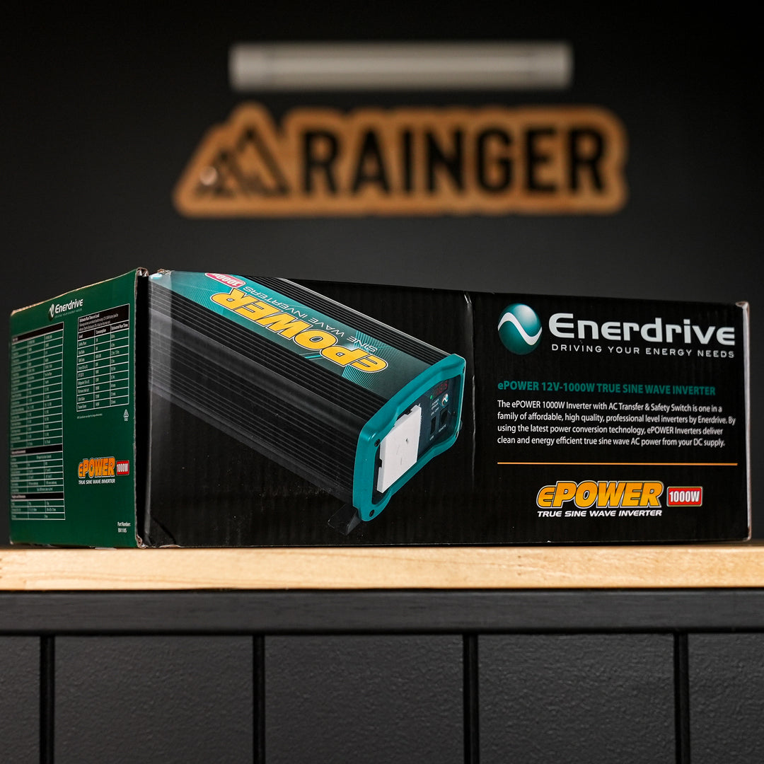 Enerdrive – 1000W Pure Sine Wave Inverter 12V to 240V – With Remote Switch and 150A M – EN1110S alternative view