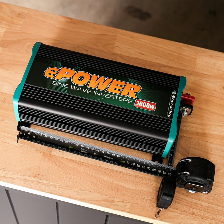 Enerdrive – 1000W Pure Sine Wave Inverter 12V to 240V – With Remote Switch and 150A Midi Fuse – EN1110S detail view