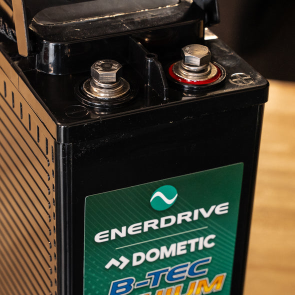 Enerdrive – B-TEC 100Ah 12V Lithium LiFePO₄ Slim Case Battery – EPL-100BT-12V-SLIM
