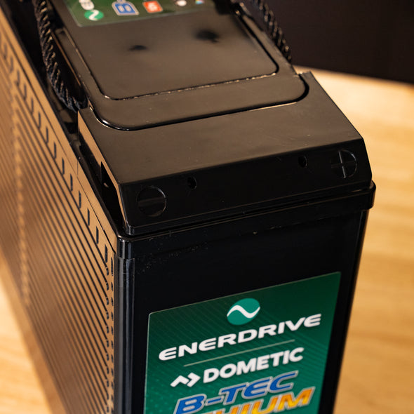 Enerdrive – B-TEC 100Ah 12V Lithium LiFePO₄ Slim Case Battery – EPL-100BT-12V-SLIM