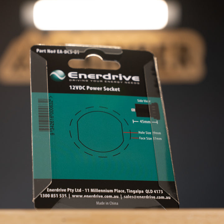 Enerdrive – Round DC 12V Socket 20A – EA-DCS-01 detail view
