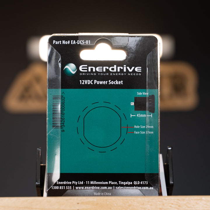 Enerdrive – Round DC 12V Socket 20A – EA-DCS-01 detail view