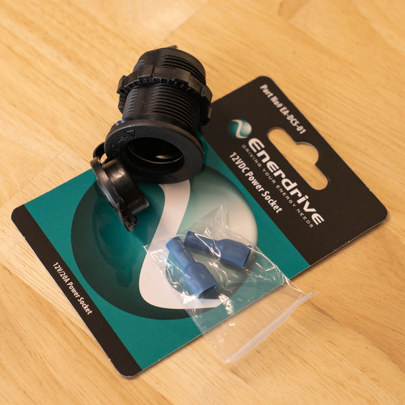 Enerdrive – Round DC 12V Socket 20A – EA-DCS-01