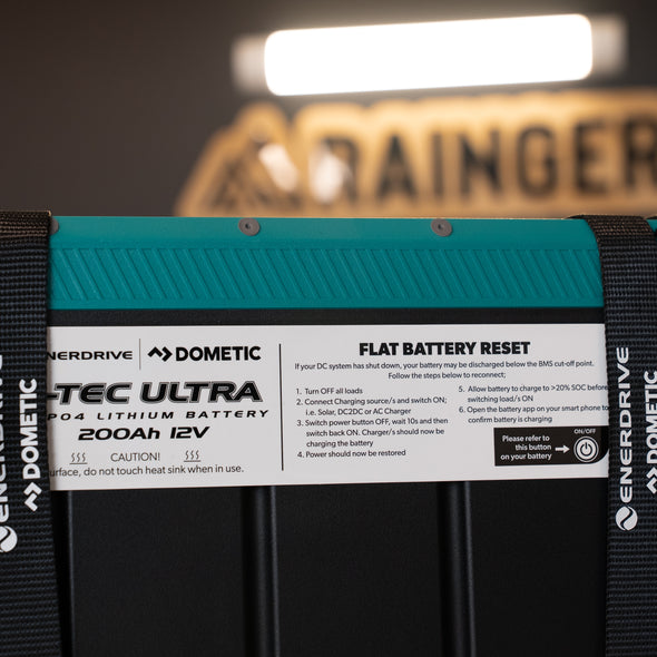Enerdrive – B-TEC ULTRA G3 200Ah 12V Lithium LiFePO4 Battery (IP67, Gen3) – EPL-200BT-12V-G3