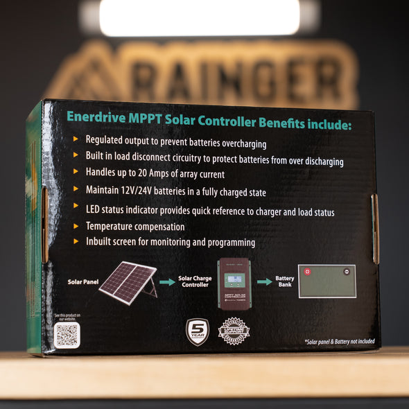 Enerdrive – MPPT Solar Controller w/ Display 20A 12/24V – EN43520