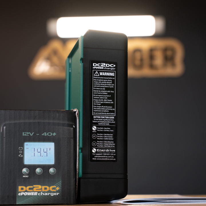 Enerdrive – DC2DC 40+A 12V Battery Charger w/ MPPT Solar – EN3DC40+ detail view
