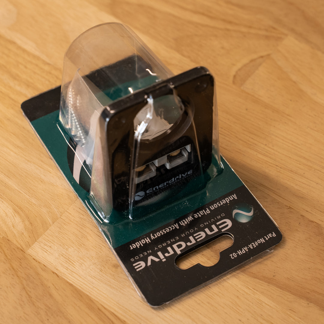Enerdrive – Panel Mount 50A Anderson Plug Holder + 1 Socket Hole – EA-APH-02 detail view