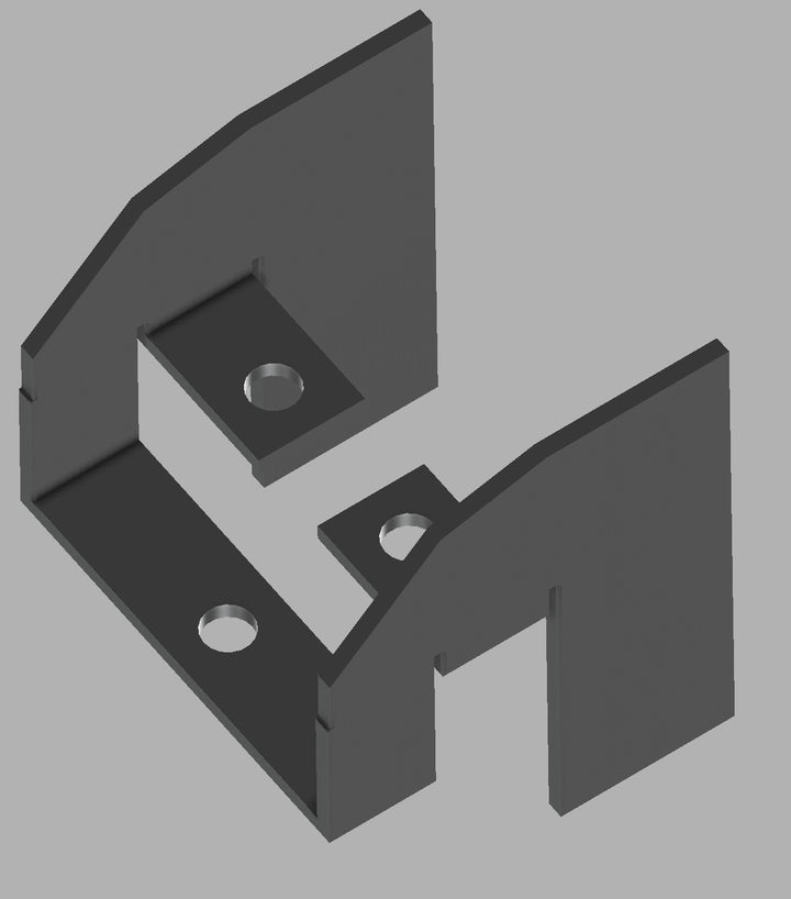 Rainger - Universal 270 Awning Brackets to suit Front Runner Slimline II - 8 Way Adjustable (Pair)