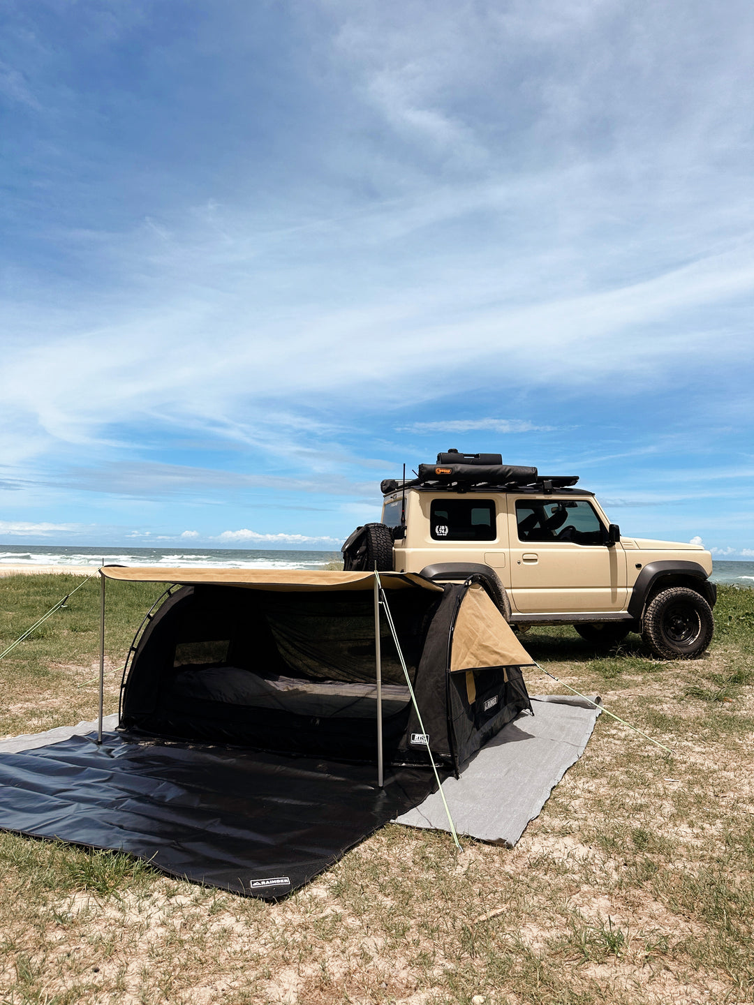 Rainger Touring Double Swag – RT2 Sandstorm detail view