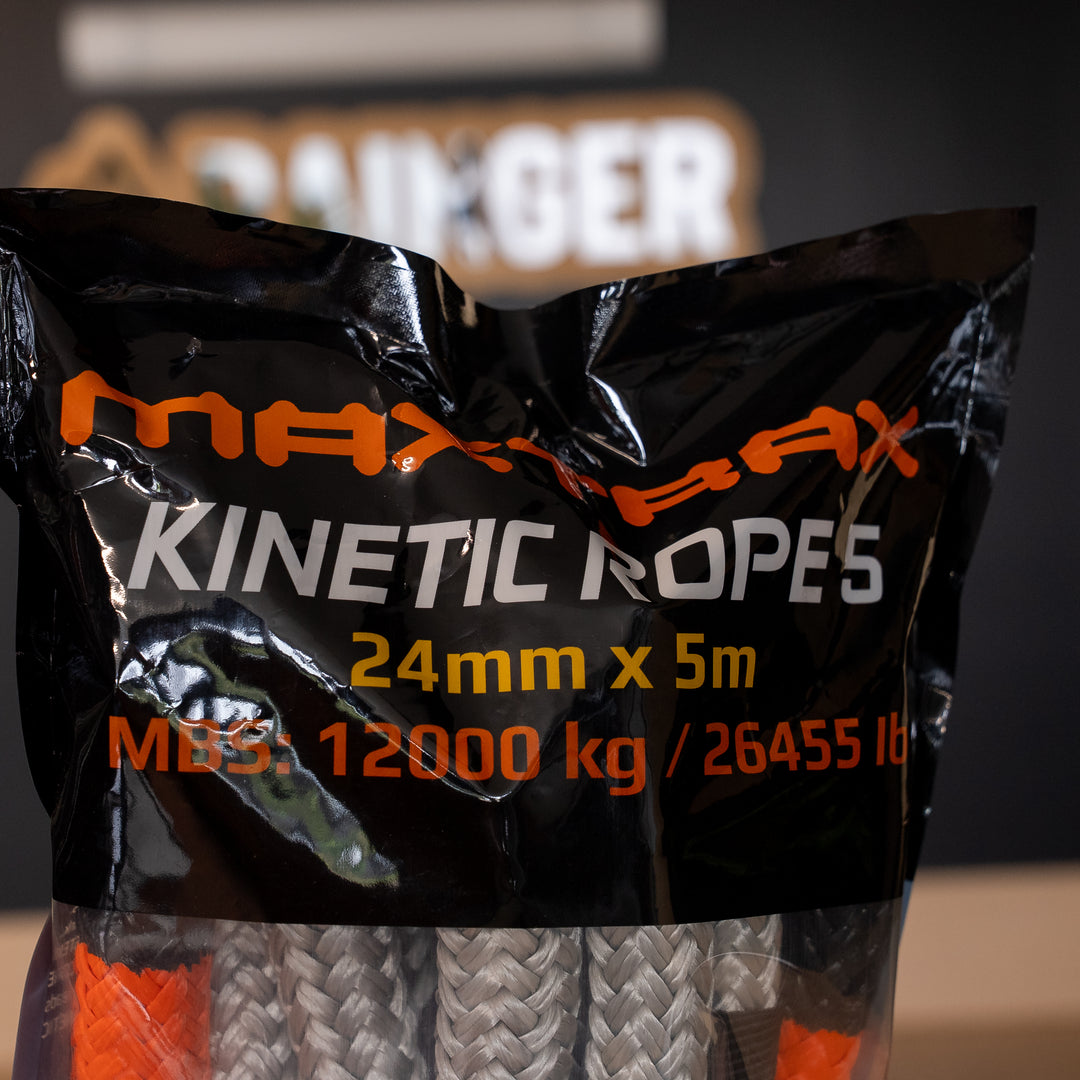 Maxtrax Kinetic Rope 5m – Snatch Recovery – MTXKR5 equipment detail
