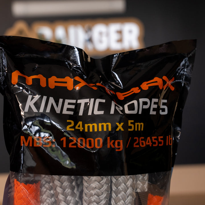 Maxtrax Kinetic Rope 5m – Snatch Recovery – MTXKR5 equipment detail