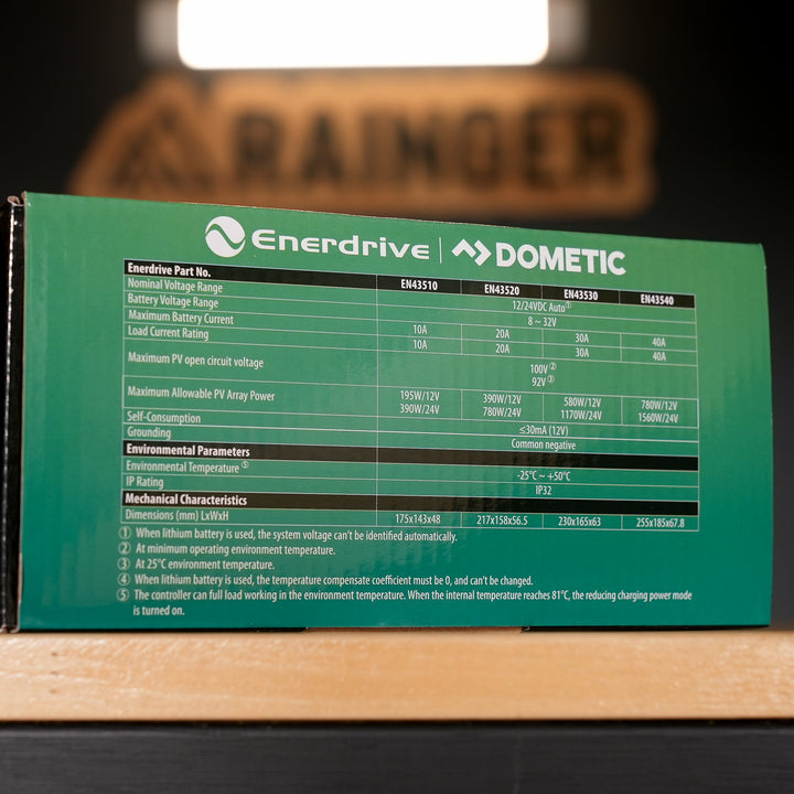 Enerdrive - MPPT Solar Controller with LCD Display - 40A 12/24V - EN43540