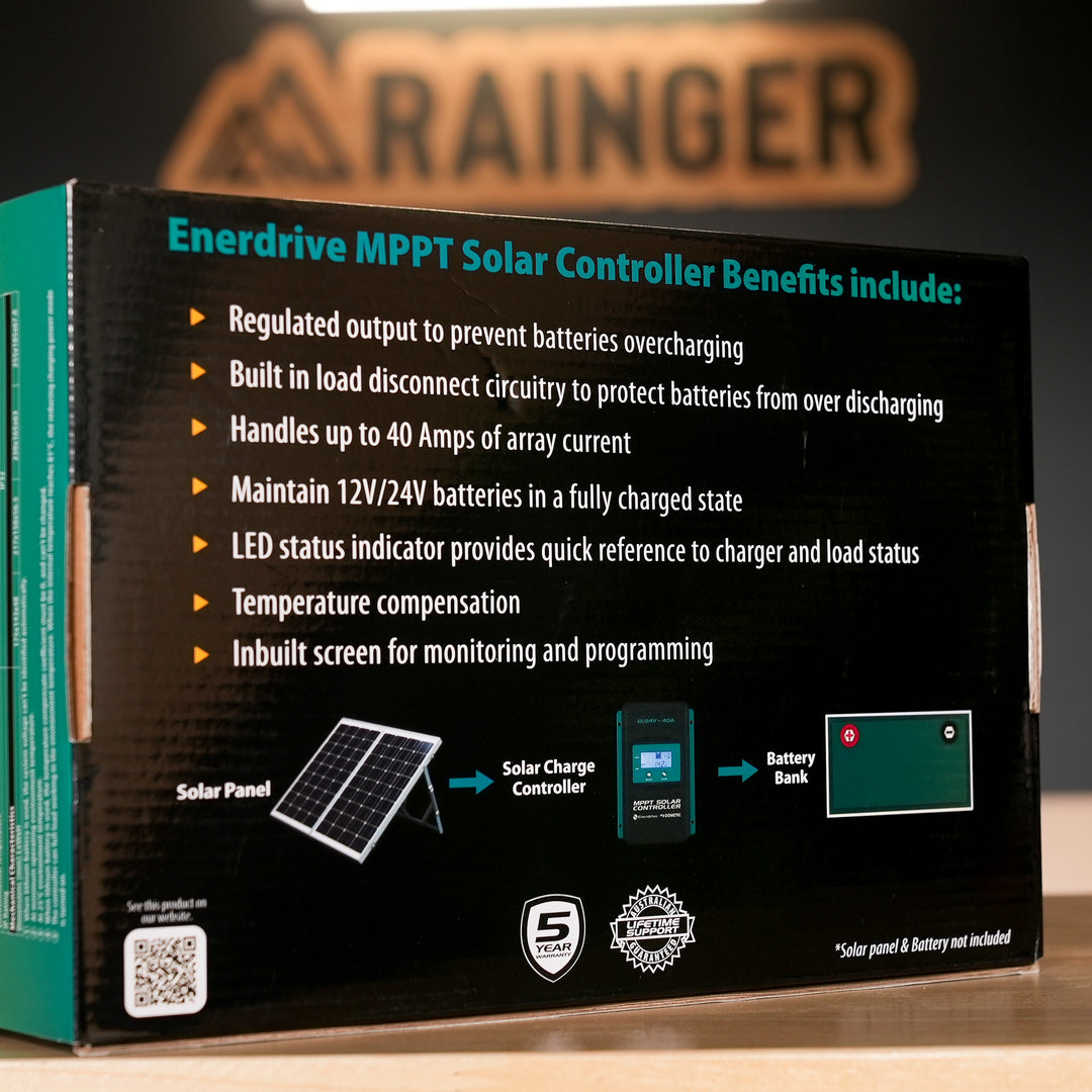 Enerdrive - MPPT Solar Controller with LCD Display - 40A 12/24V - EN43540