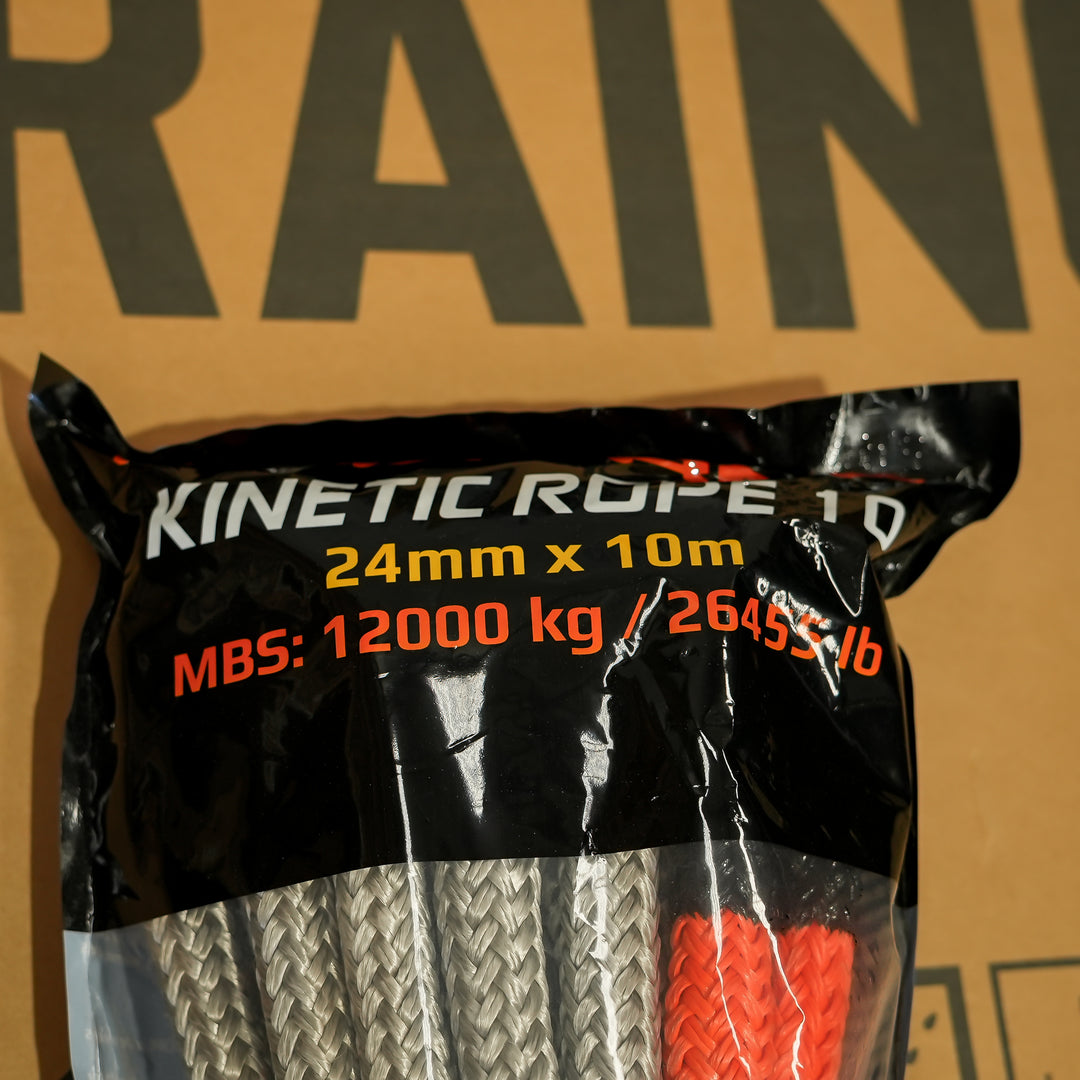 Maxtrax Kinetic Rope 10m – Snatch Recovery – MBS 12000KG – MTXKR10 equipment detail