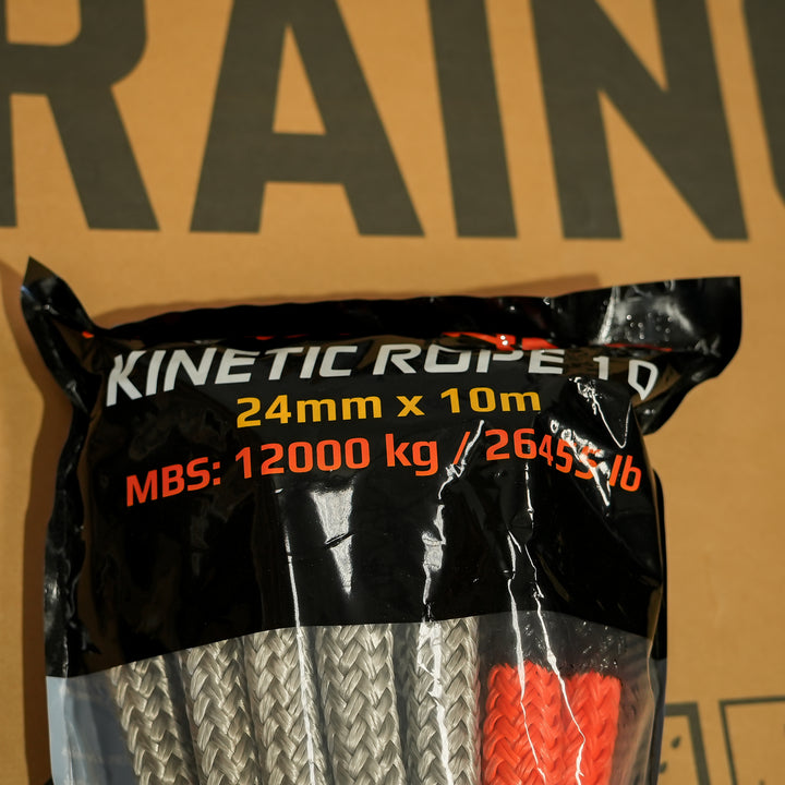 Maxtrax Kinetic Rope 10m – Snatch Recovery – MBS 12000KG – MTXKR10 equipment detail