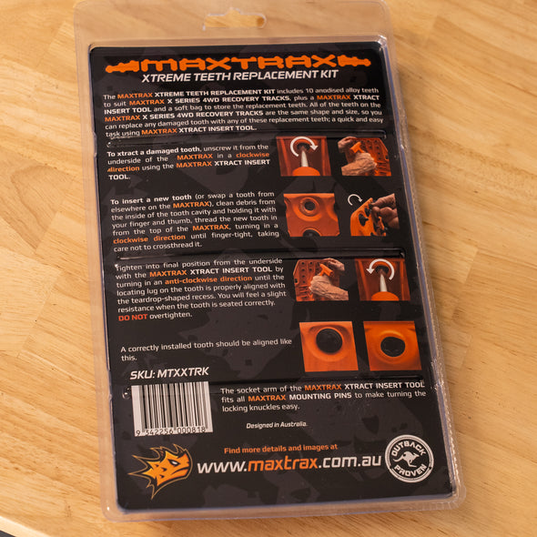 Maxtrax - Xtreme Teeth Replacement Kit – MTXXTRK