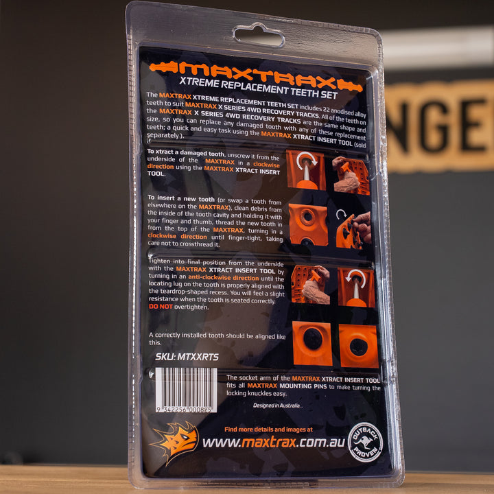 Maxtrax Xtreme Replacement Teeth Set – MTXXRTS fit and detail