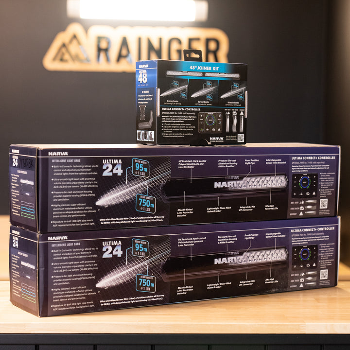 Narva – 48" Ultima Light Bar Kit (2 x 24" Light Bars + Joiner) – KIT 71725BK – 74450 detail view