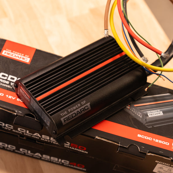 REDARC - BCDC 50A Classic IP65 Dual Input Battery Charger - BCDC1250D