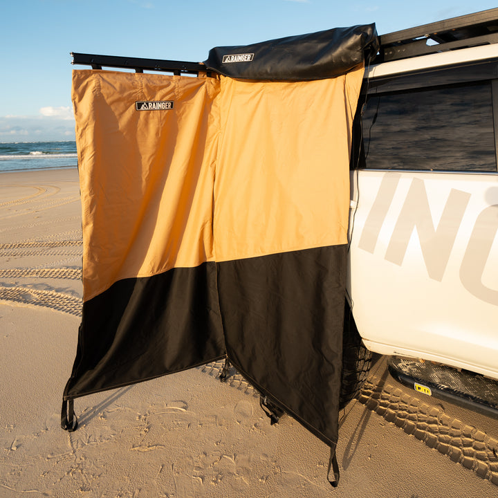 Rainger Duo Shower Ensuite Tent – Freestanding With Roof detail view