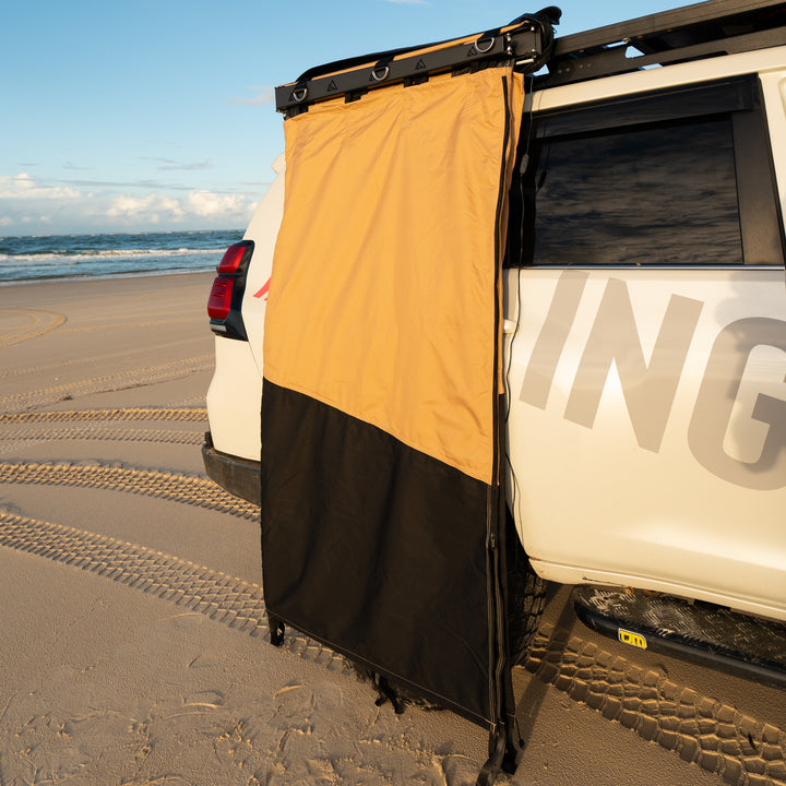 Rainger Duo Shower Ensuite Tent – Freestanding With Roof detail view