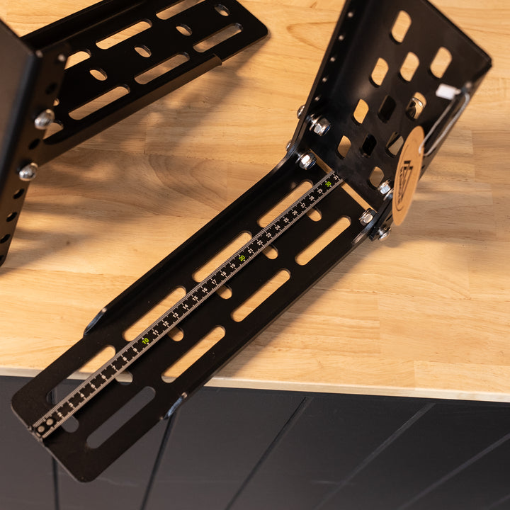 Rainger Awning L Brackets – 7 Way Adjustable – Universal Style (Pair) detail view