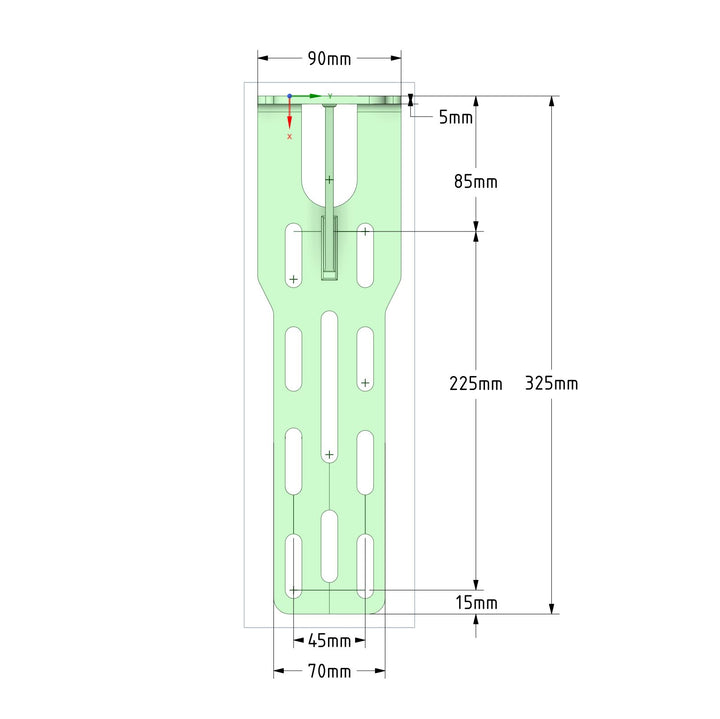 Rainger Awning L Brackets – Fixed – Universal Style (Pair) detail view