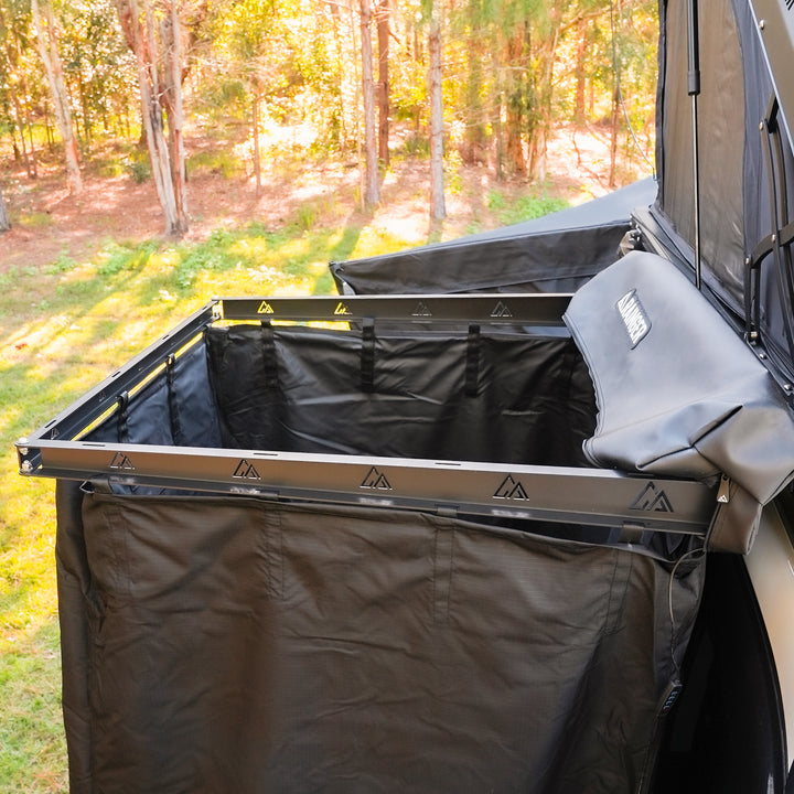 Rainger Duo Compact Shower Ensuite Tent - Jimny &amp; Small 4WD - Freestanding With Roof
