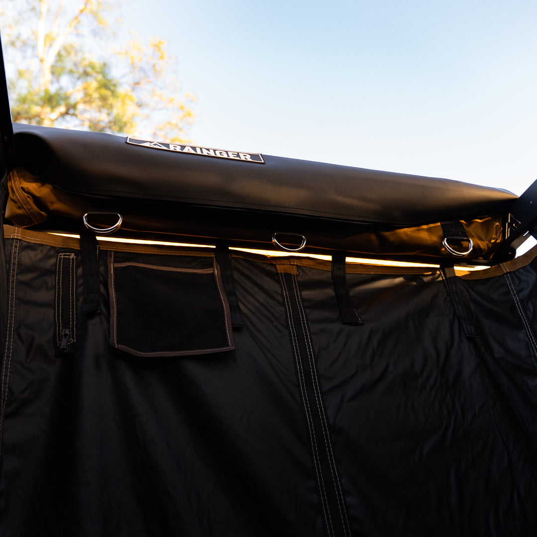 Rainger Duo Shower Ensuite Tent – Freestanding With Roof detail view
