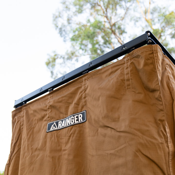 Rainger Duo Shower Ensuite Tent – Freestanding With Roof detail view