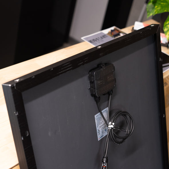 Rainger REVO 200W All-Black Monocrystalline PERC Solar Panel - Nutsert Mounting – 182mm Cells