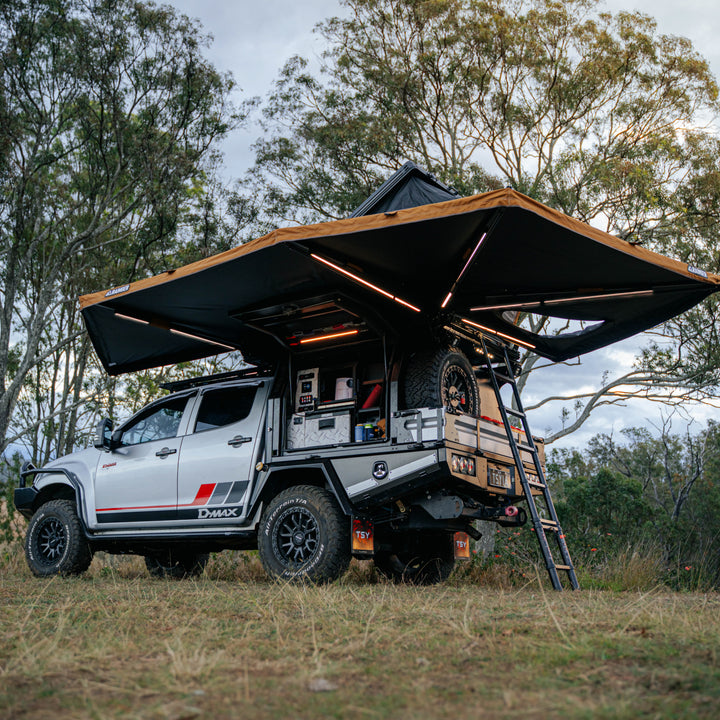 Rainger Duo 6ARM 270 Degree Awning - 2.0M D Zip for RTT