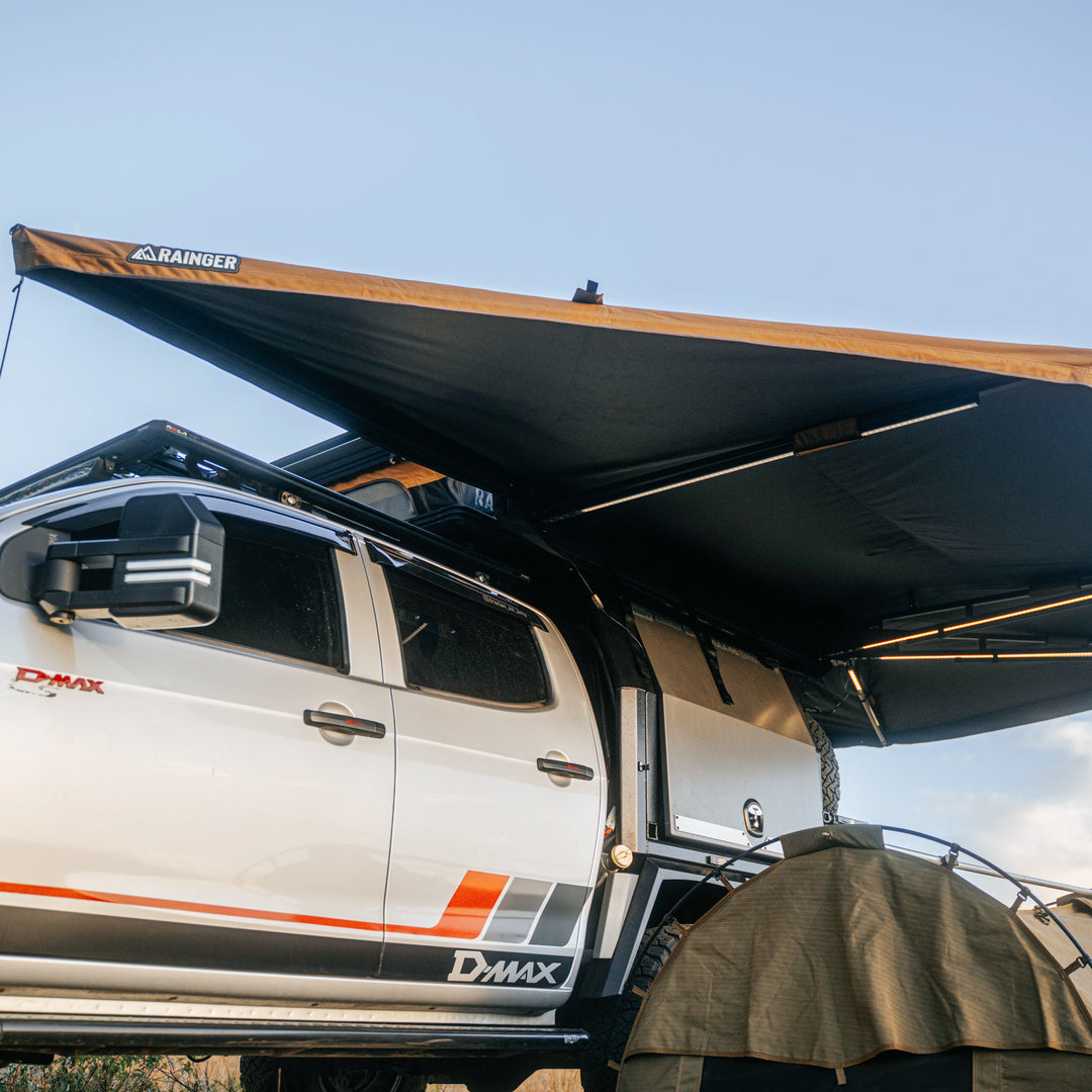 Rainger Duo 6ARM 270 Degree Awning - 2.0M D Zip for RTT