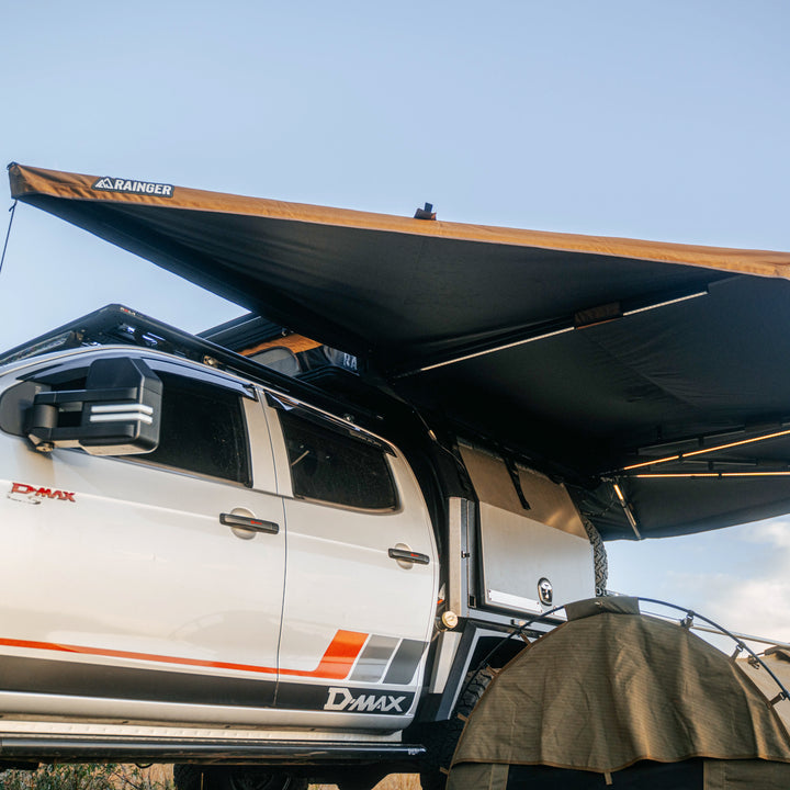 Rainger Duo 6ARM 270 Degree Awning - 2.0M D Zip for RTT