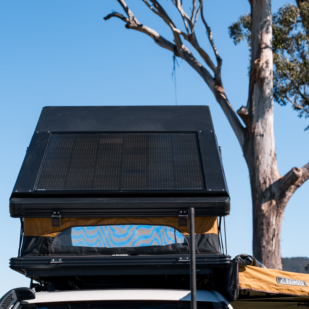 Rainger Revo – 295W All-Black Monocrystalline PERC Solar Panel – Premium Lightweight, Nuts