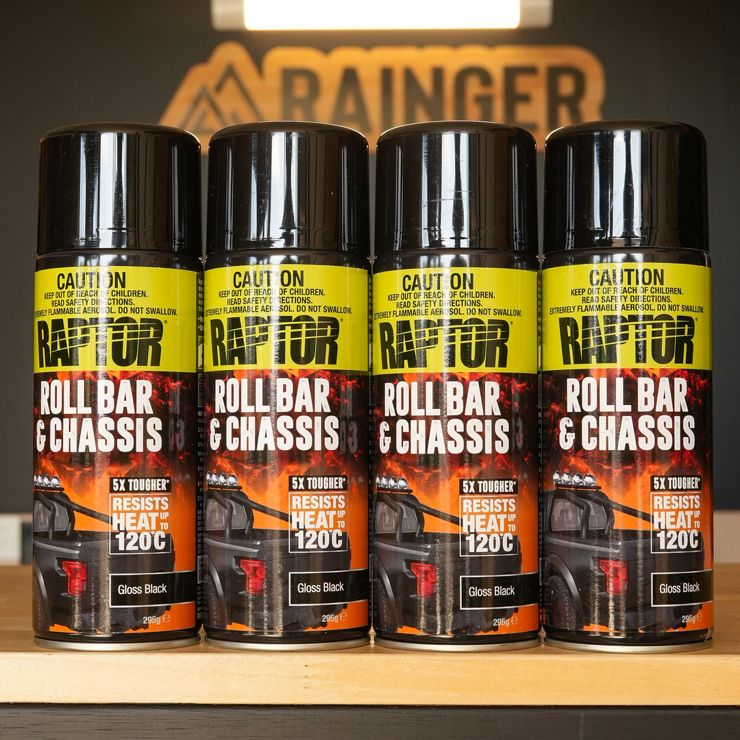 Raptor Roll Bar &amp; Chassis Paint — 295g High-Temp Aerosol