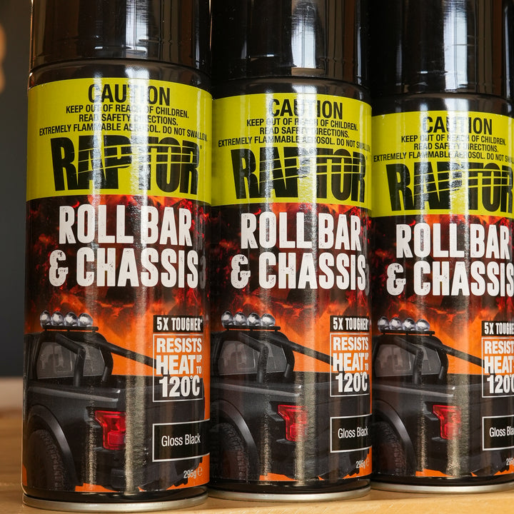 Raptor Roll Bar &amp; Chassis Paint — 295g High-Temp Aerosol