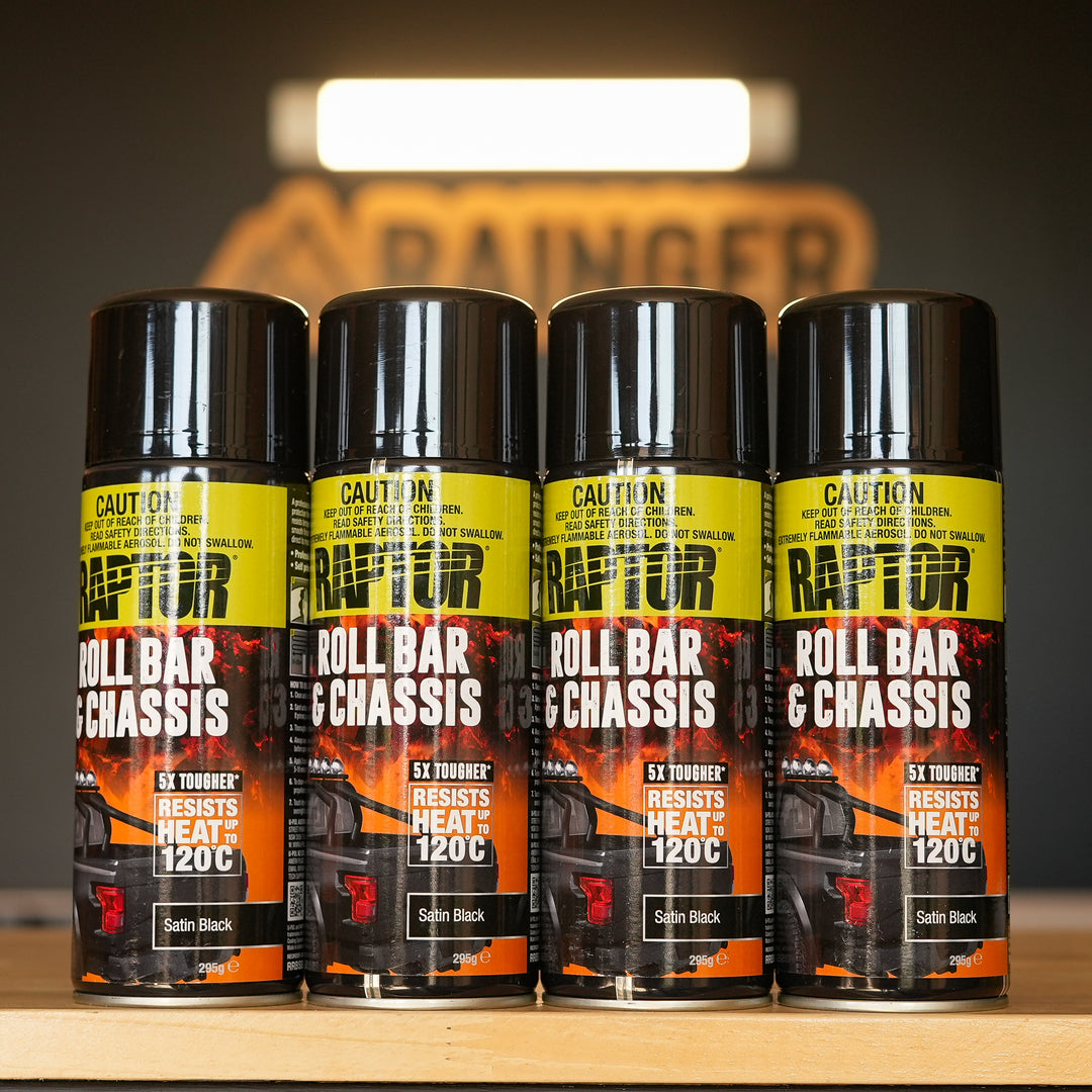 Raptor Roll Bar &amp; Chassis Paint — 295g High-Temp Aerosol