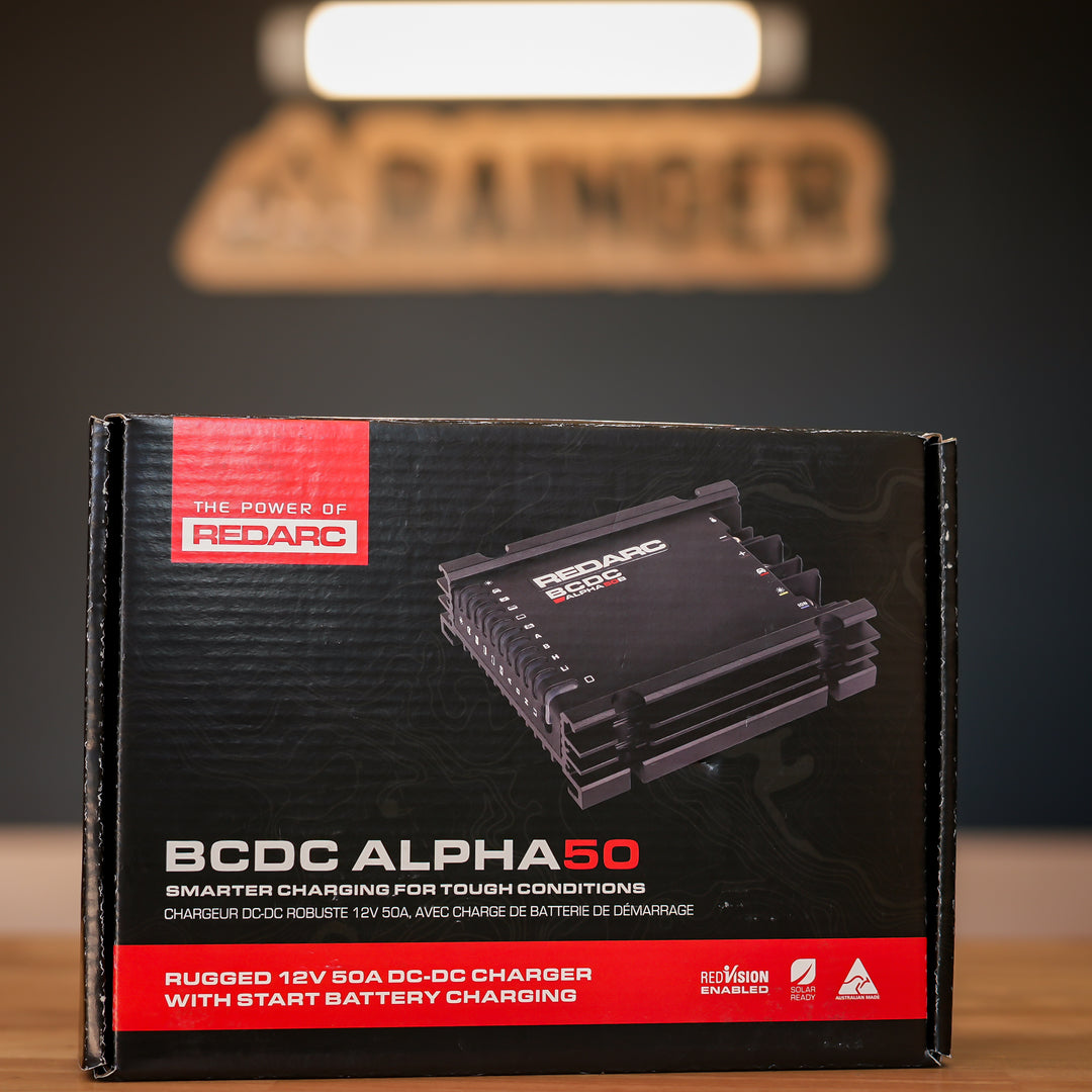Redarc Alpha 50 BCDC Charger – BCDC12050B – Regulate Your Solar – Suits Dual Battery and Lithium
