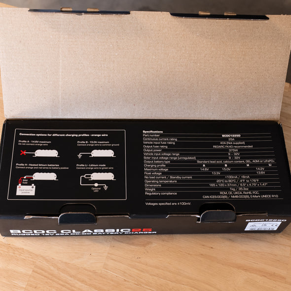 REDARC - BCDC 25A Classic IP65 Dual Input Battery Charger - BCDC1225D